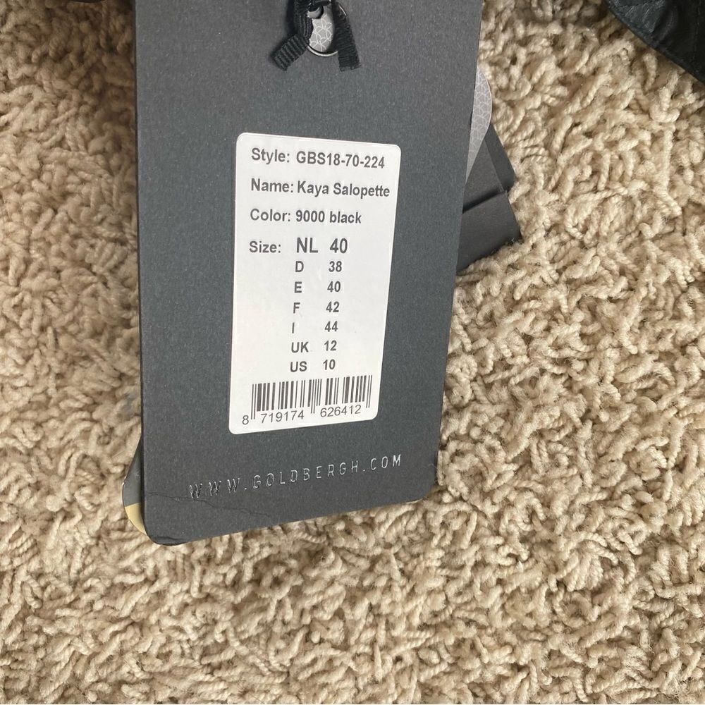 Goldbergh KAYA SALOPETTE BLACK Ski Pants Overalls NWT US size 10 ski bibs - Picture 4 of 12